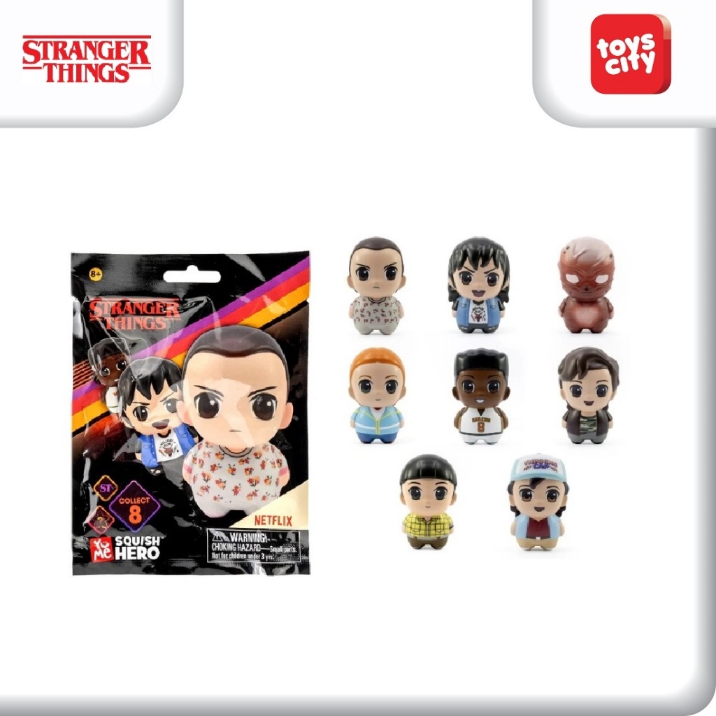 Jual Stranger Things YuMe Squish Hero Blind Bag Mainan Figur Squishy ...