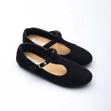 Mary Jane Suade Flatshoes Wanita