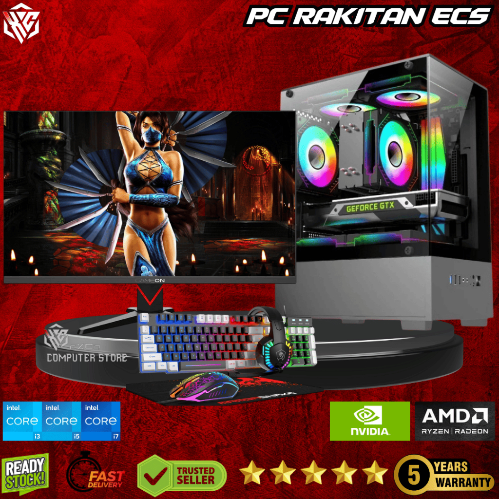 Jual PC Rakitan ECS - PC Gaming INTEL i7 4790 - GTX 1660 6GB SUPER ...