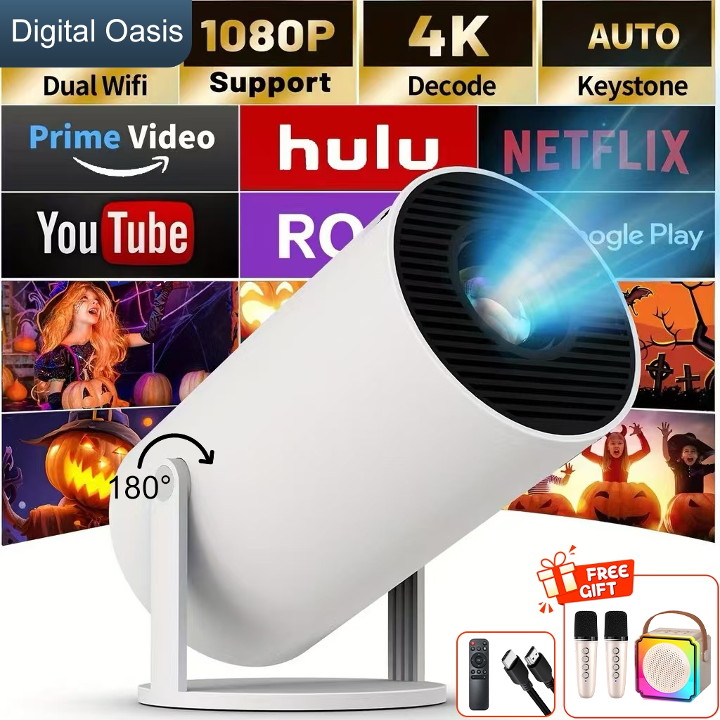 Jual Digital Oasis Proyektor Smart 4K Android 12.0 Bluetooth 5.0 180 ...