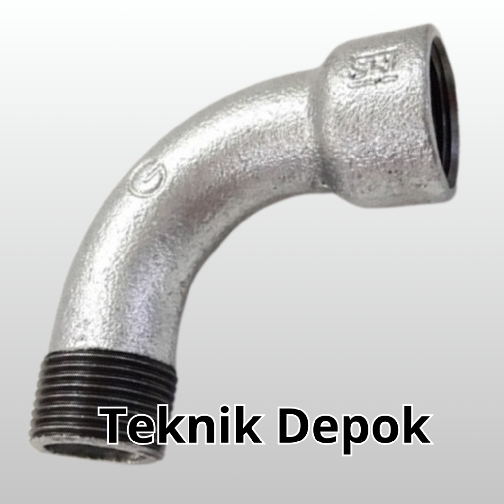Jual Large Radius Elbow Besi 1 1/2 Inch Penyambung Pip…