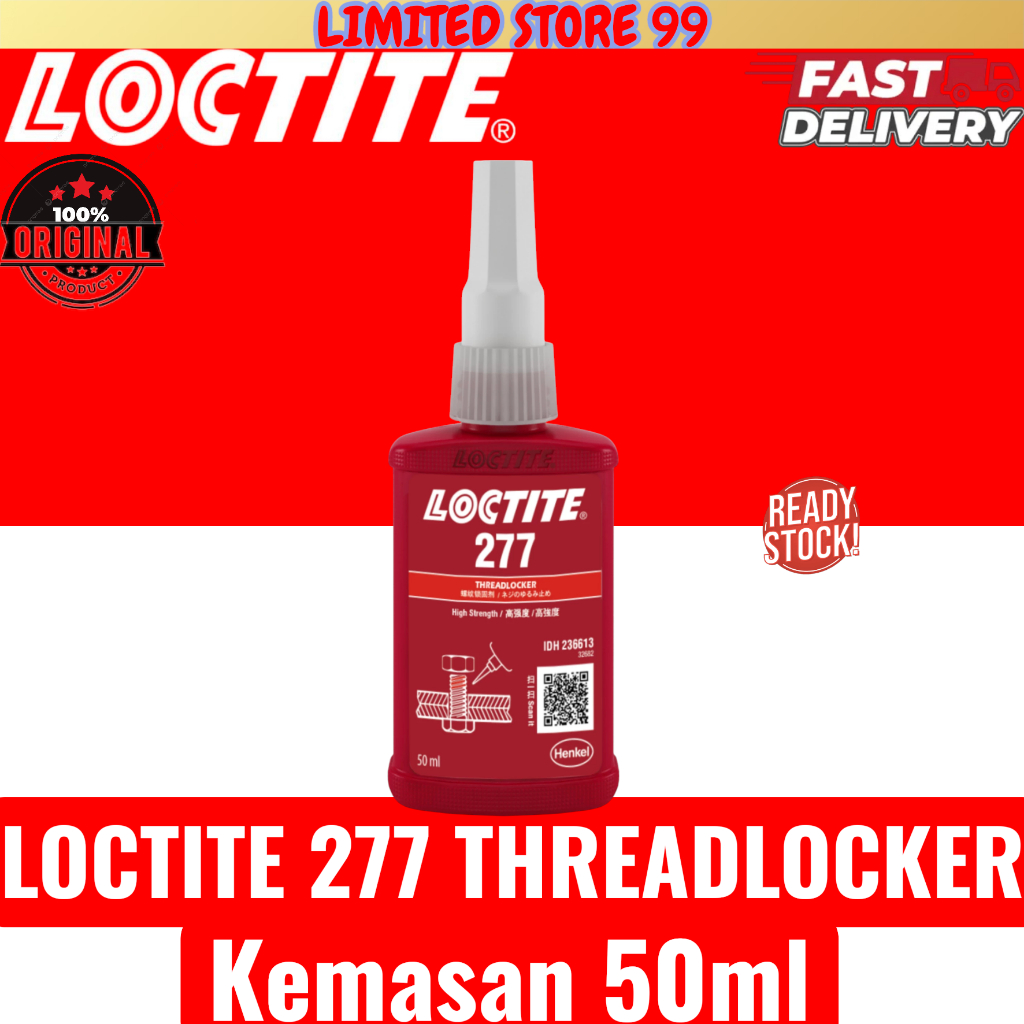 Jual Lem Baut 277 Threadlocker 50ml - 277 Threadlocker Lem Berkekuatan ...
