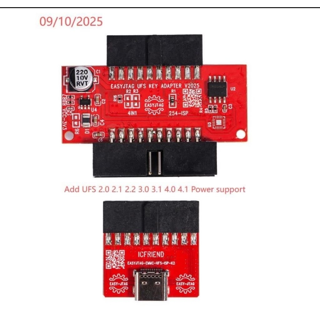 Jual Easy jtag plus adapter ic friend 4in1 ufs+isp k1 k2 emmc ufs ...