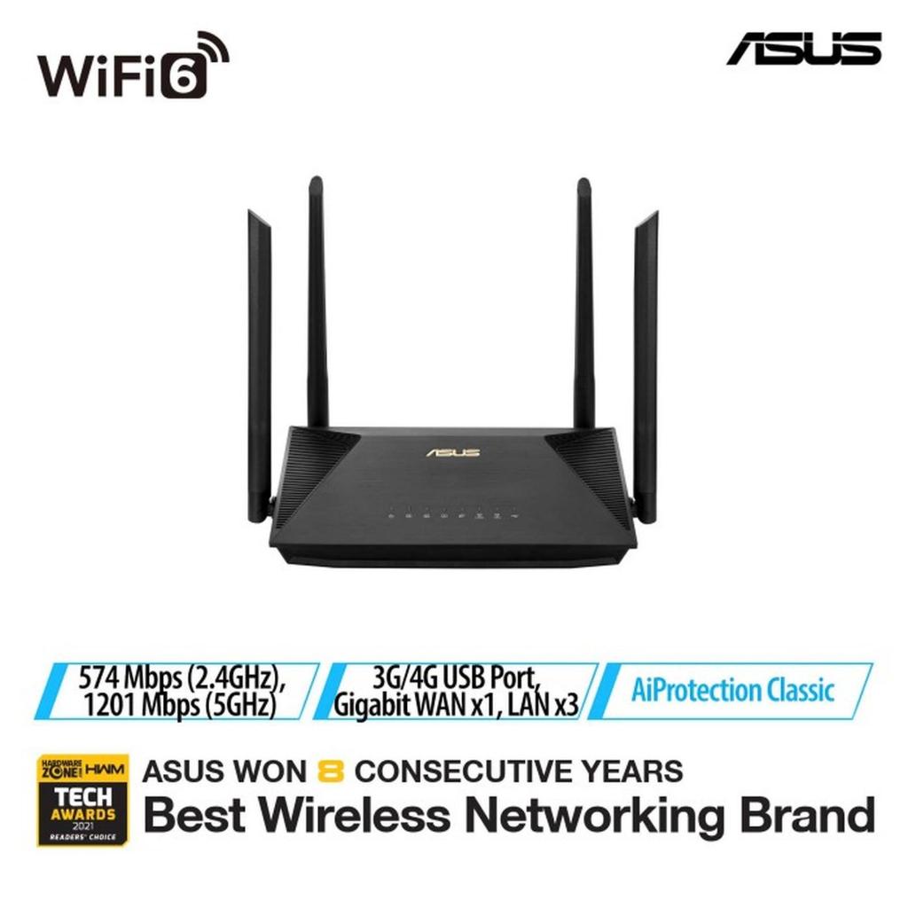 Jual ASUS RT-AX53U WIFI 6 ROUTER AX53 U ax 53u wifi6 | Shopee Indonesia