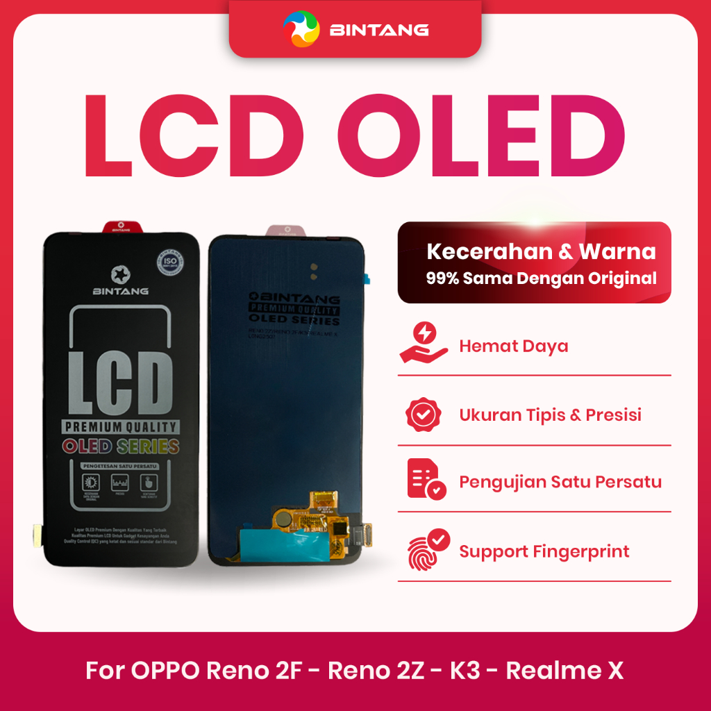 Jual BINTANG OLED LCD Fullset Touchscreen for OPPO RENO 2F/RENO 2Z/K3 ...