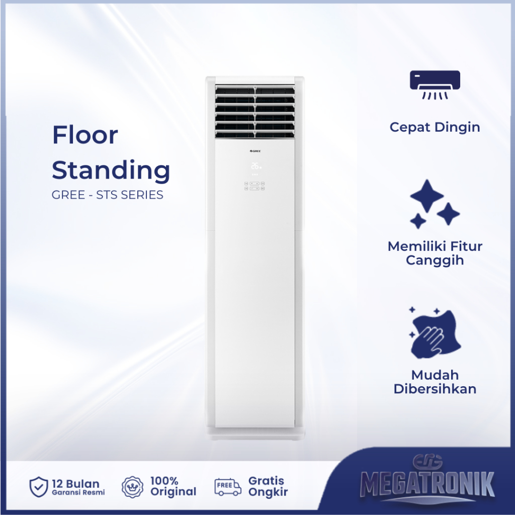 Jual GREE AC Floor Standing 5PK Non Inverter Dengan Smart WIFI dan LED ...
