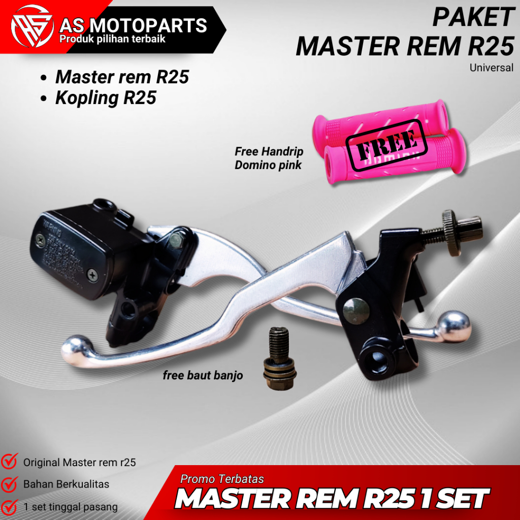 Jual MASTER REM R25 1 SET KOPLING R25 UNIVERSAL MASTER REM BEAT VARIO ...