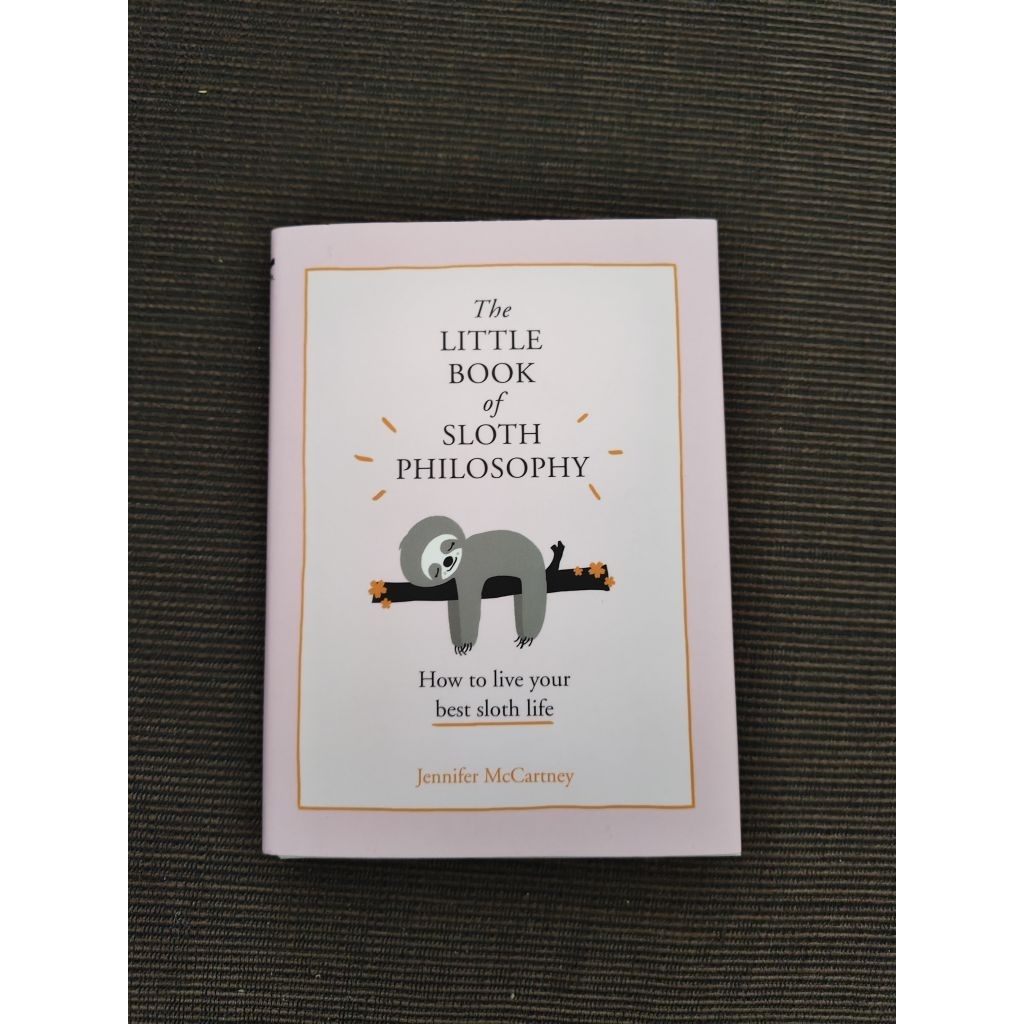 Jual The Little Book of Sloth Philosophy (preloved) | Shopee Indonesia