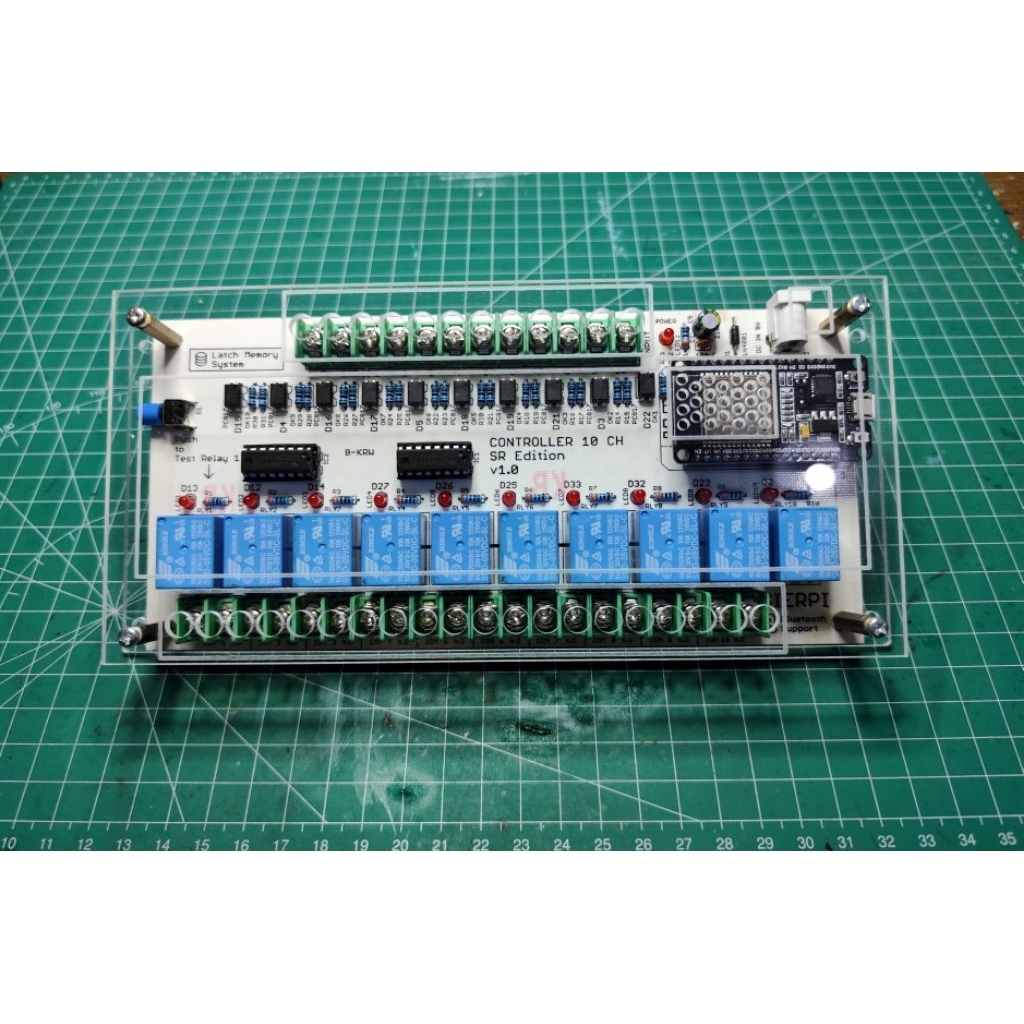 Jual Controller Bluetooth Relay 10 Channel ESP32 Latch Memory | Plus ...