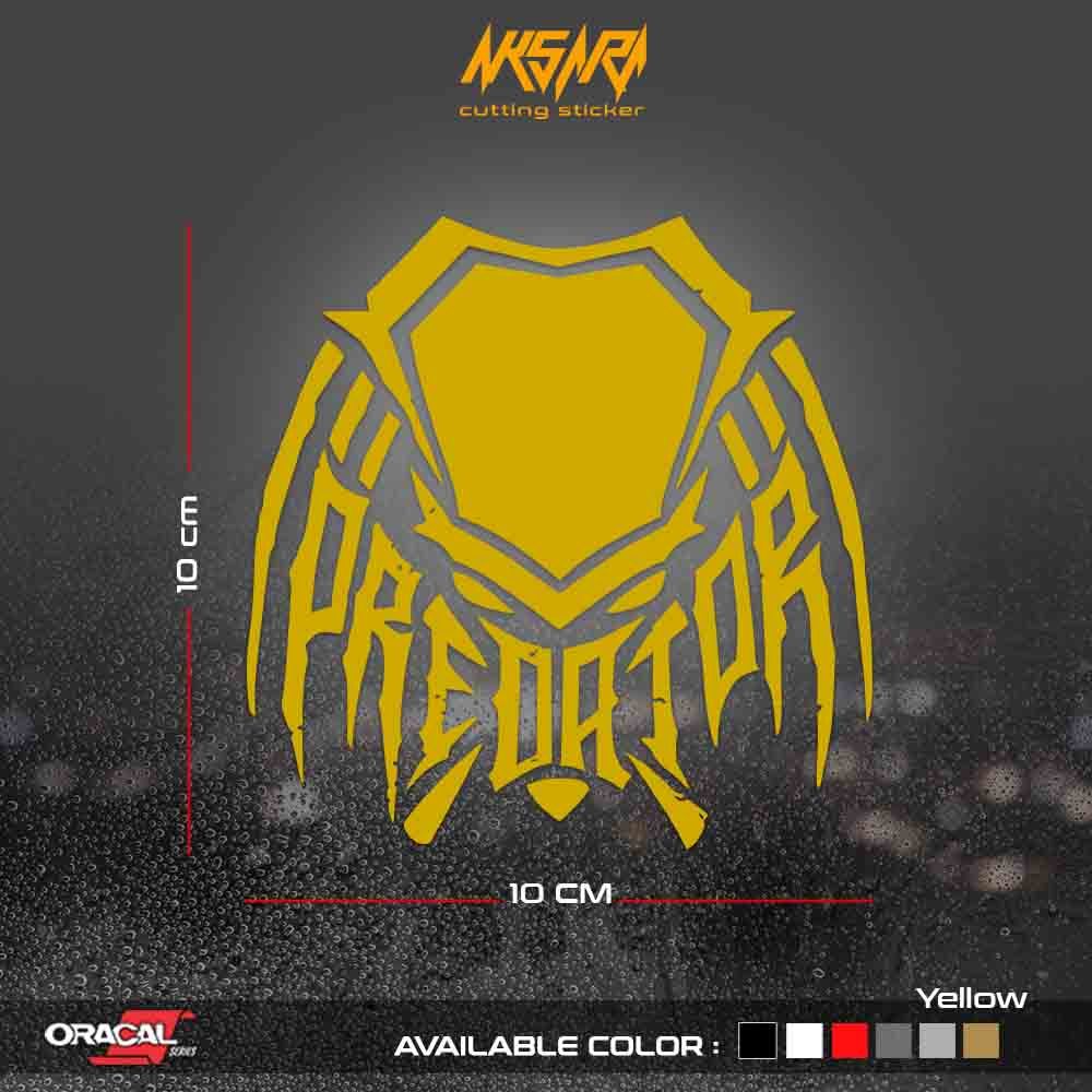 Jual Cutting Sticker PREDATOR Character | Stiker Cutting Karakter ...