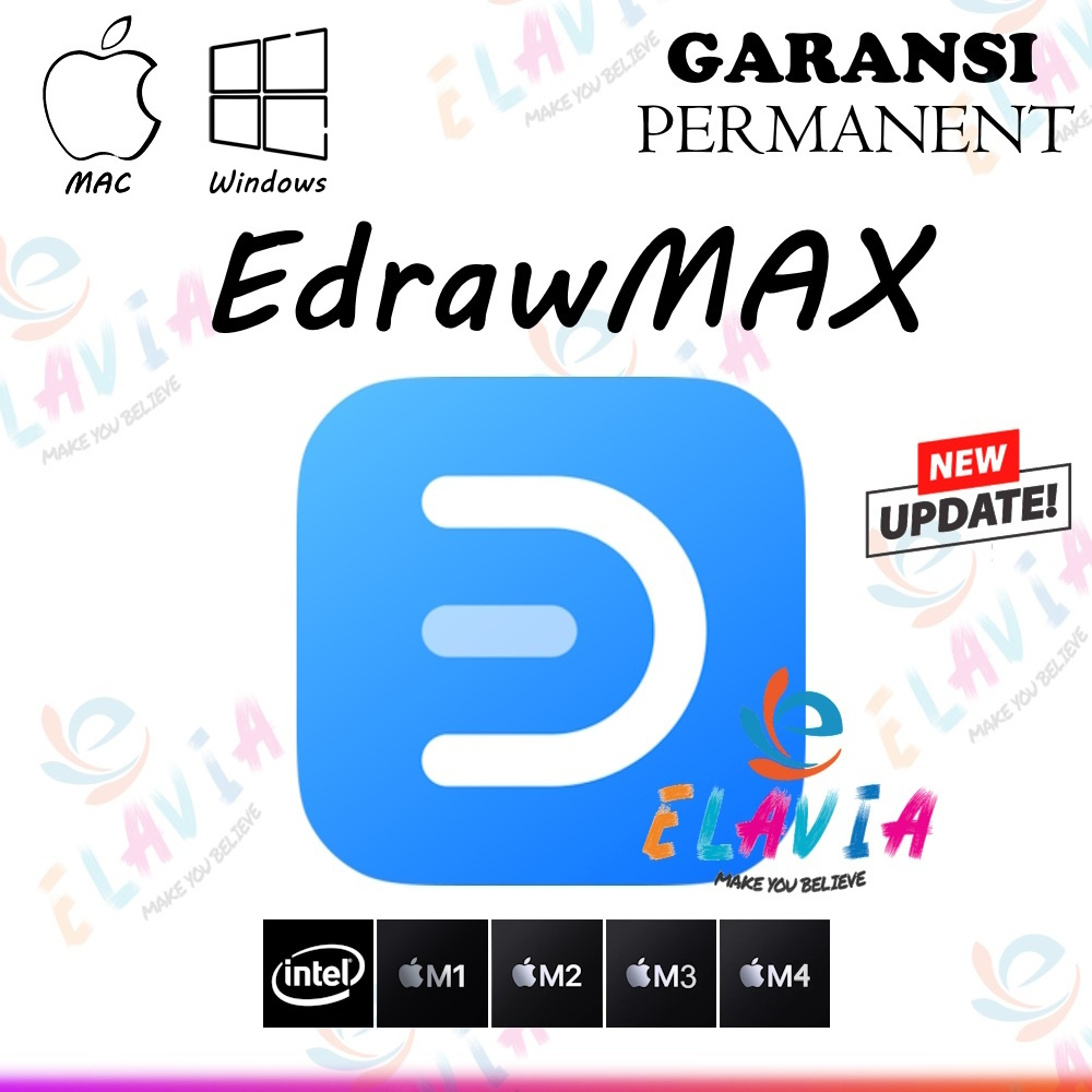 Jual Edraw Max Pro Full Terupdate 2025 Window / MAC | Shopee Indonesia