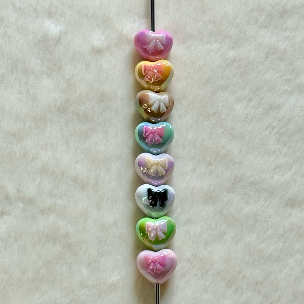 Jual manik beads kupu pita love premium dingyi 5pcs | Shopee Indonesia