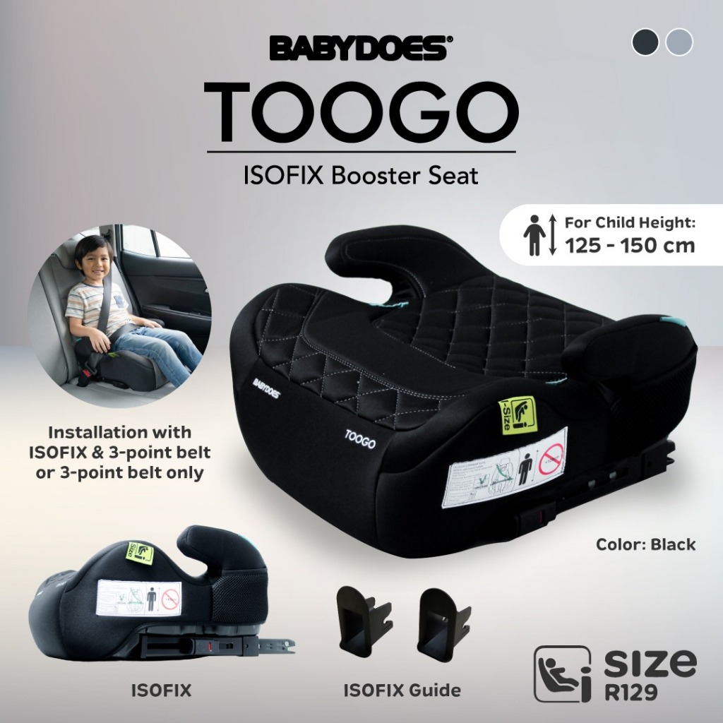 Jual BABYDOES TOOGO Isofix Carseat Booster seat | Shopee Indonesia