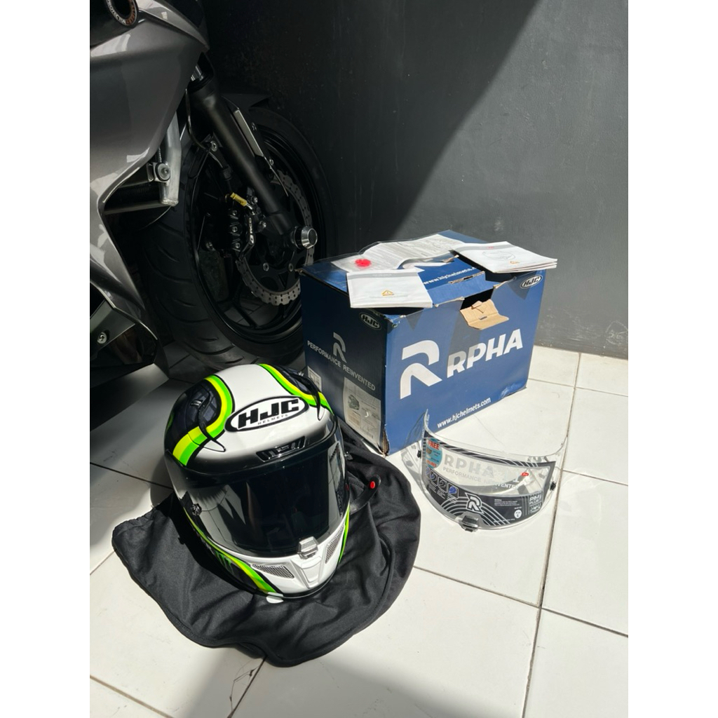 Jual Helm Fullface HJC RPHA 11 CRUTCHLOW STREAMLINE Second Original ...