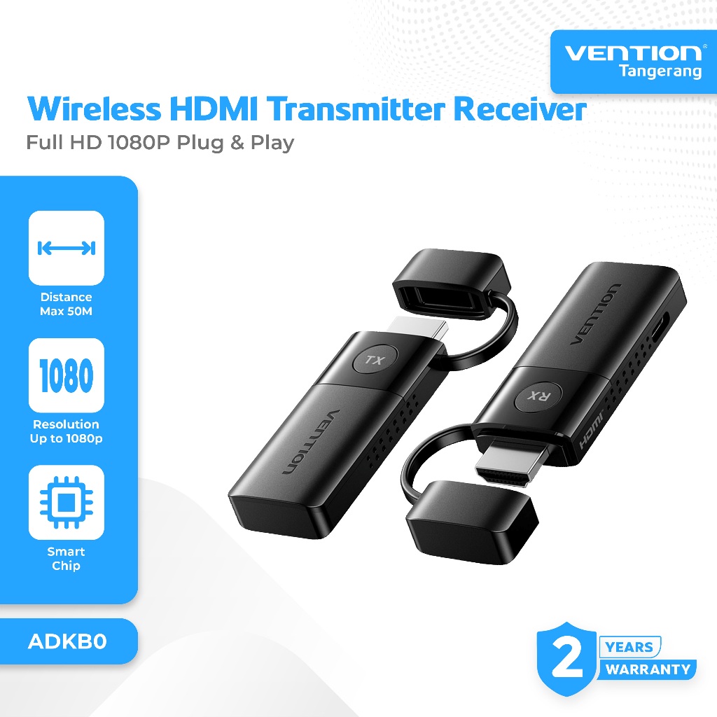Jual Vention Wireless HDMI Transmitter Receiver Full HD 1080P Tanpa ...
