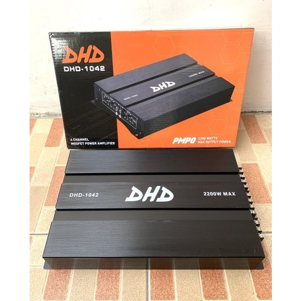 Jual POWER AMPLIFIER AUDIO DHD 4 CHANNEL BARU | Shopee Indonesia