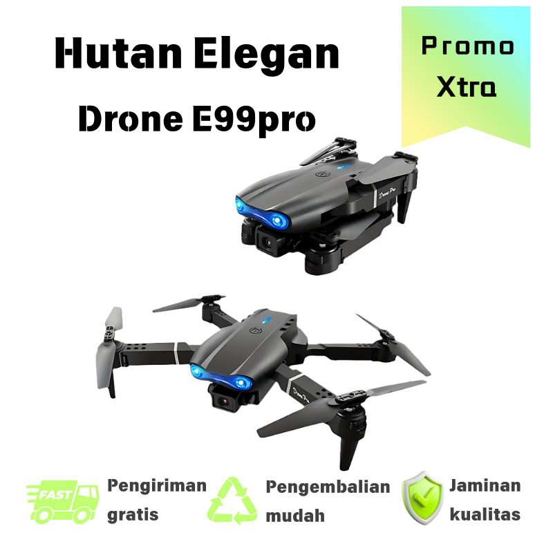 Jual Drone E99 Pro 4K HD dengan kamera ganda, WiFi FPV, gambar stabil ...
