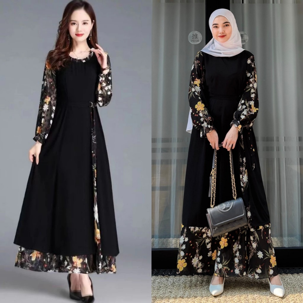 indian long maxi dresses Designer Indian Layered Cotton Maxi Dress XL