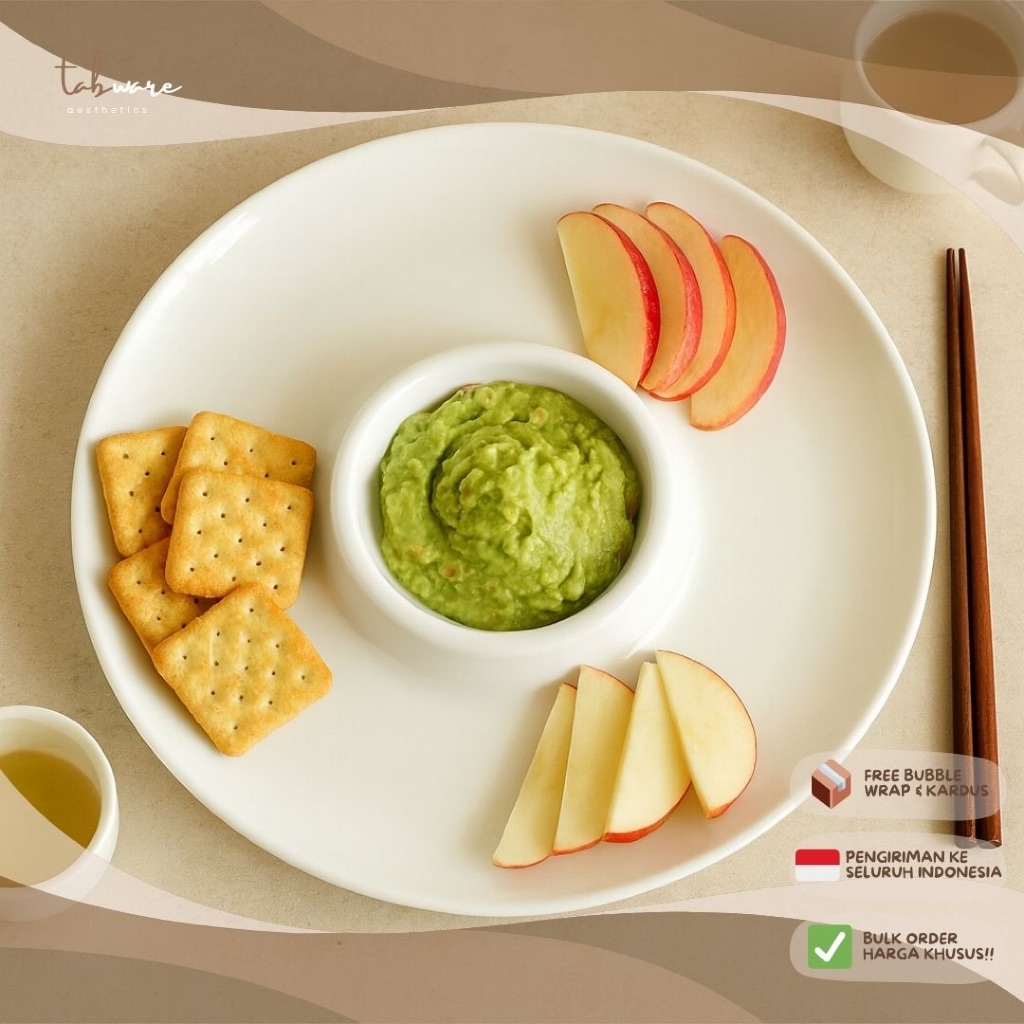 Jual (1pc) Piring Melamine Saji 11,5