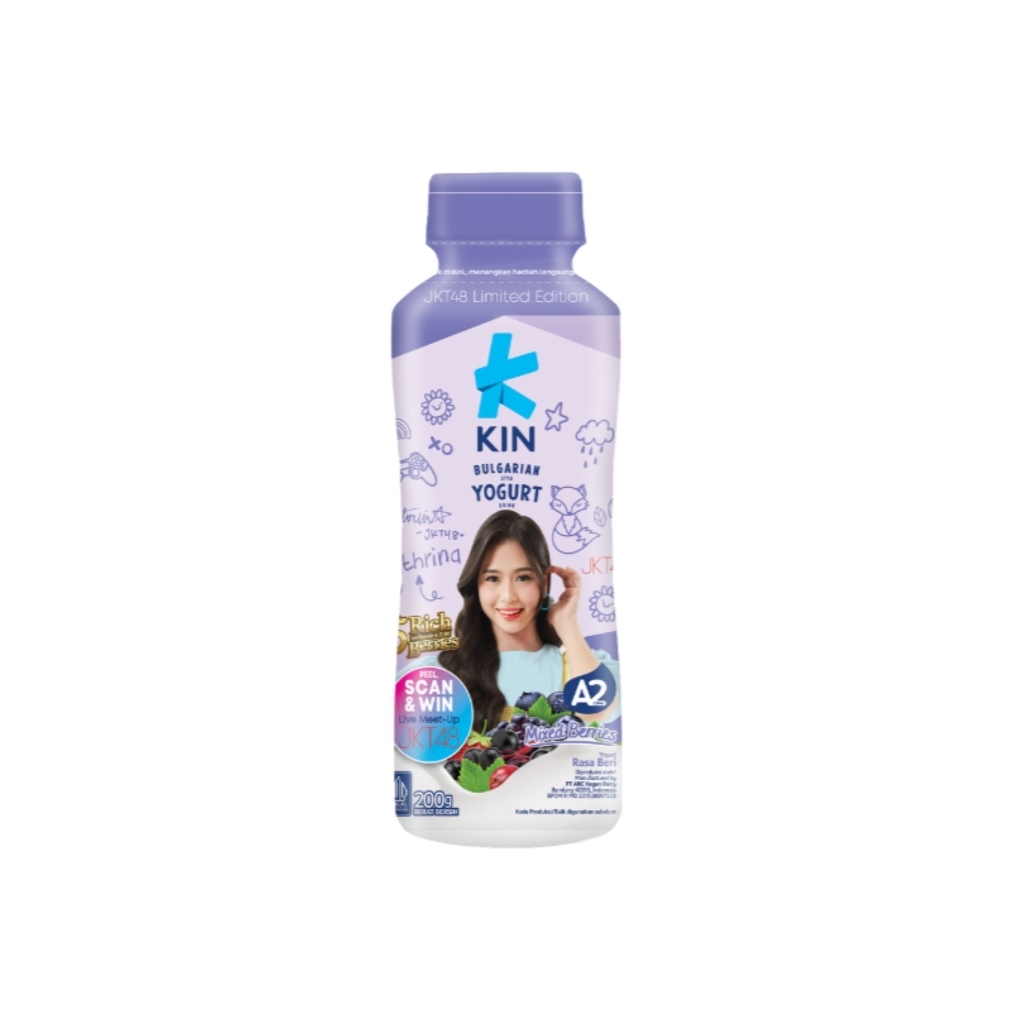 Jual KIN yogurt bulgarian botol 200ml | Shopee Indonesia