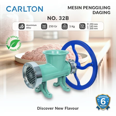 CARLTON Mesin Penggiling Daging Manual No 32 UMMR32_P heavy duty