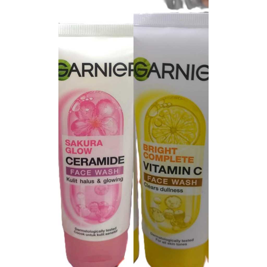 Jual Garnier Sakura Glow / Bright Complete Face Wash 1 Lusin Original