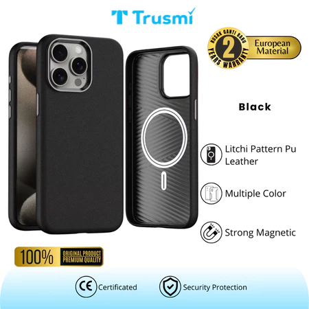 Case iPhone 17 PU Leather Magnetic