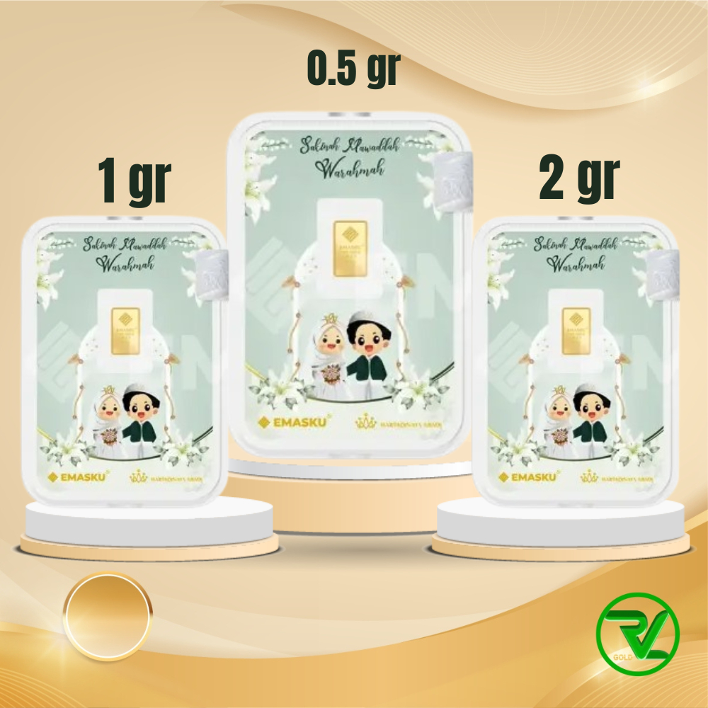 Jual RVL LOGAM MULIA EMASKU WEDDING SAMAWA SERIES 0.5 - 2 GRAM | Shopee ...
