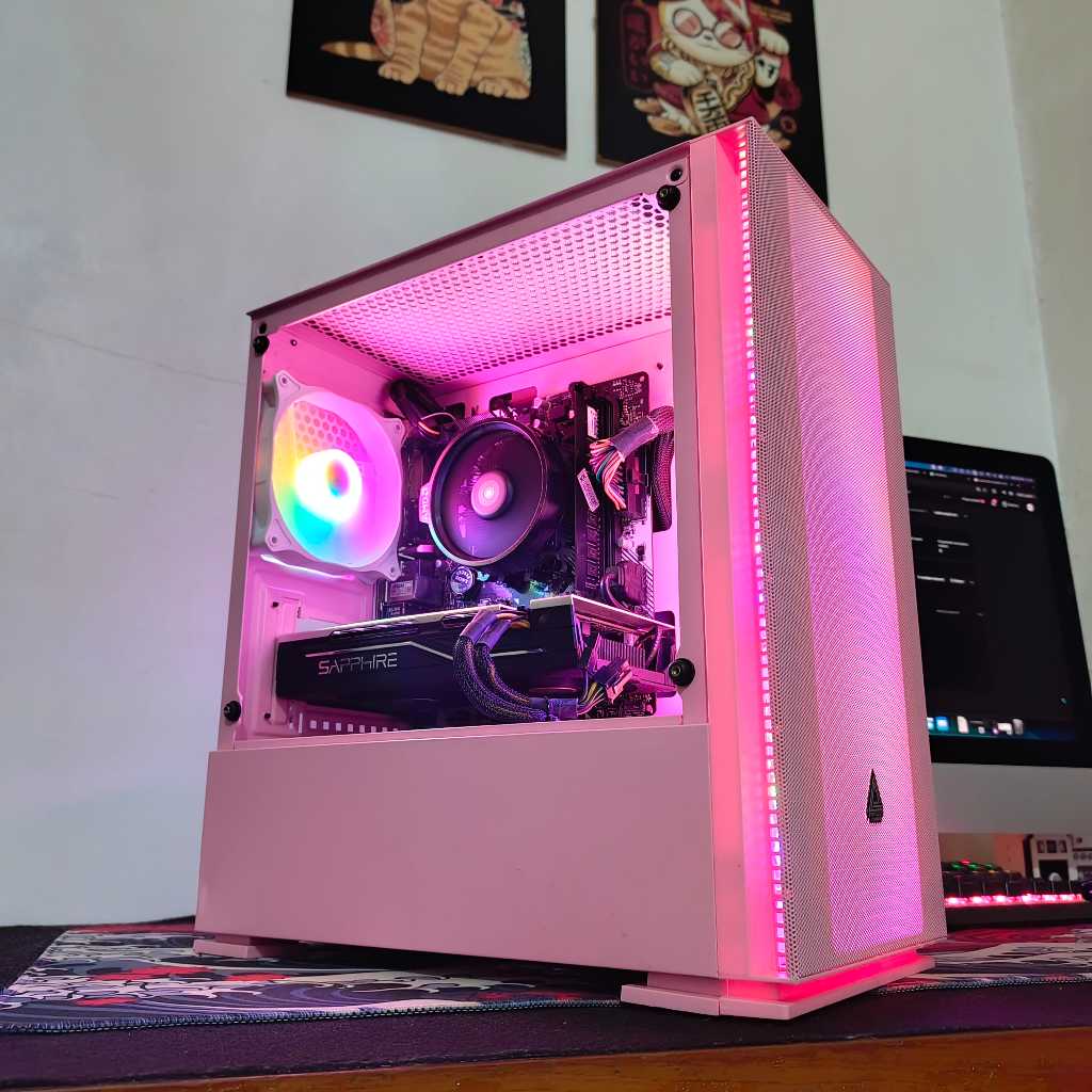 Jual PC RAKITAN GAMING EDITING AMD RYZEN RAM 16GB VGA 8GB | Shopee ...