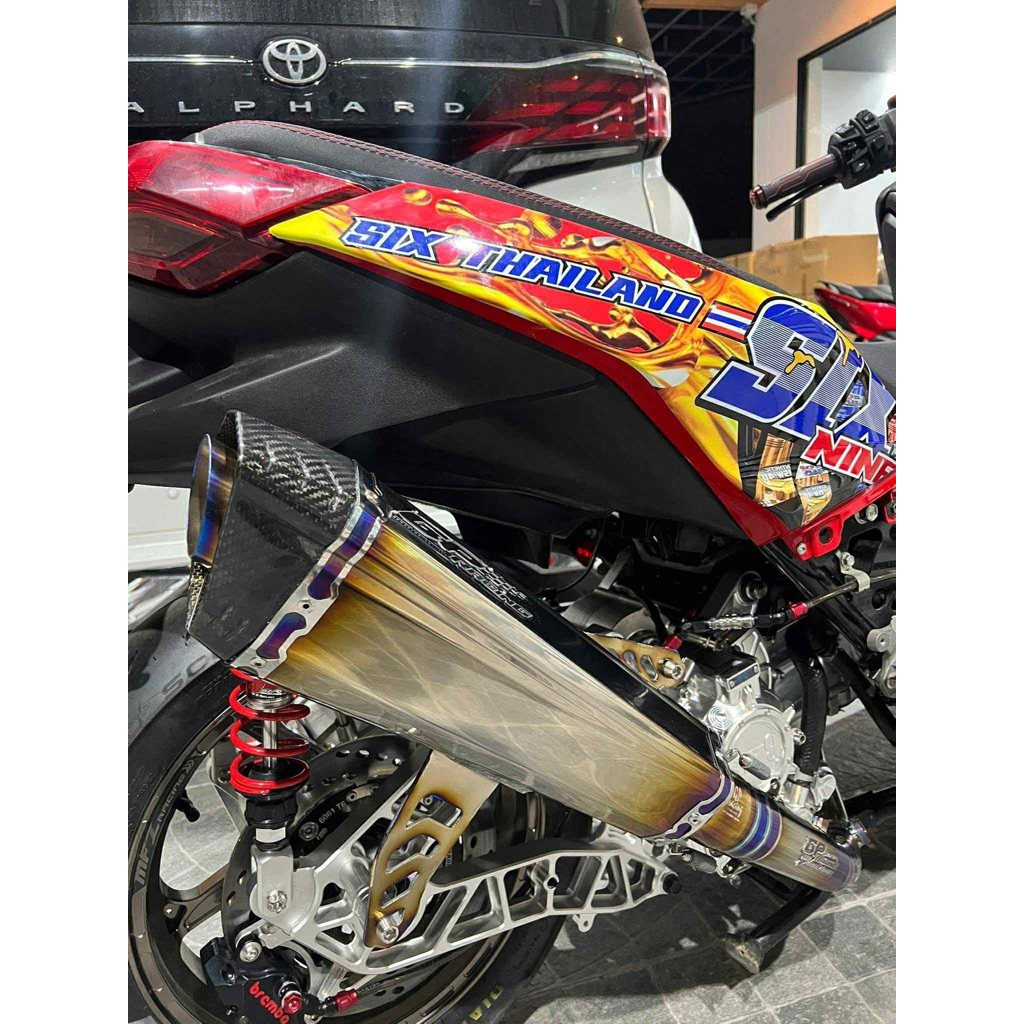 Jual Knalpot Racing Xmax 250/300 GP Racing Titanium 2026 GP RACING ...