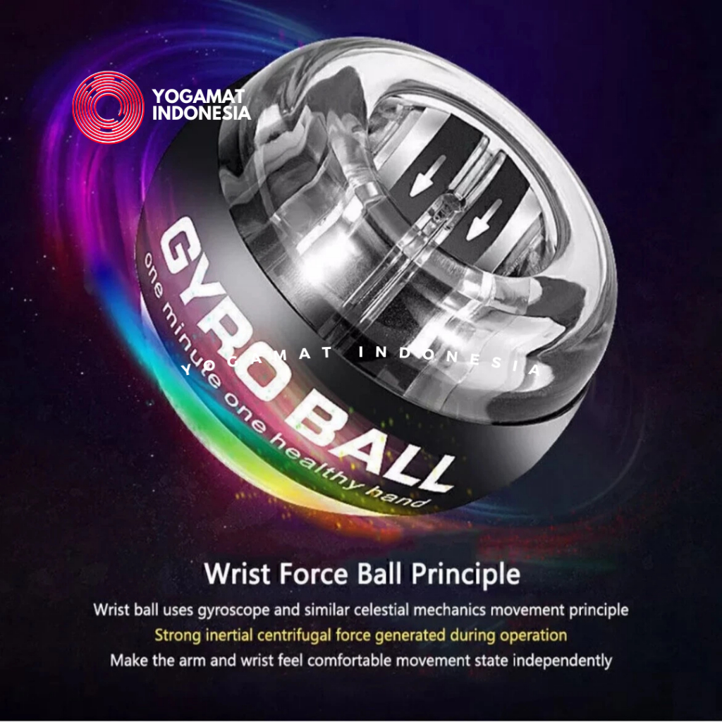 Jual Gyro Ball Power Spinner | Alat Latihan Grip Tangan Pemulihan ...