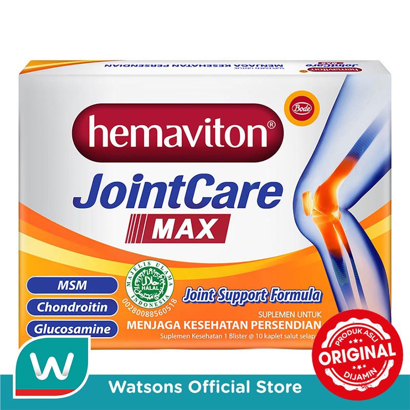 Hemaviton JointCare MAX Suplemen Sendi Kaplet 10'S (Box)