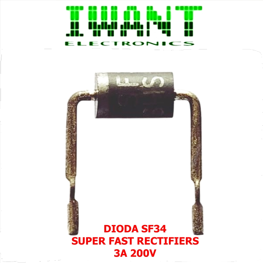 Jual SF34 DIODA SF34 DIODA SUPER FAST RECTIFIERS 3A 200V DIODA SF34 200 ...
