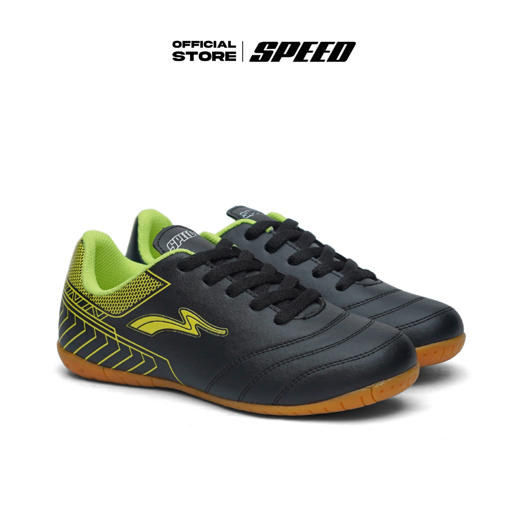 Jual Speed - Sepatu Futsal anak - Walsh Hitam Citroen - Sepatu Futal ...