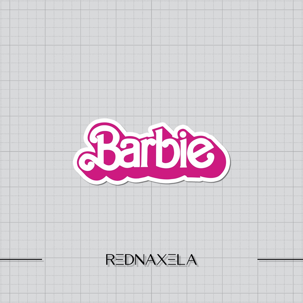Jual Stiker Vinyl Barbie Stiker Koper Outdoor Waterproof Sticker ...