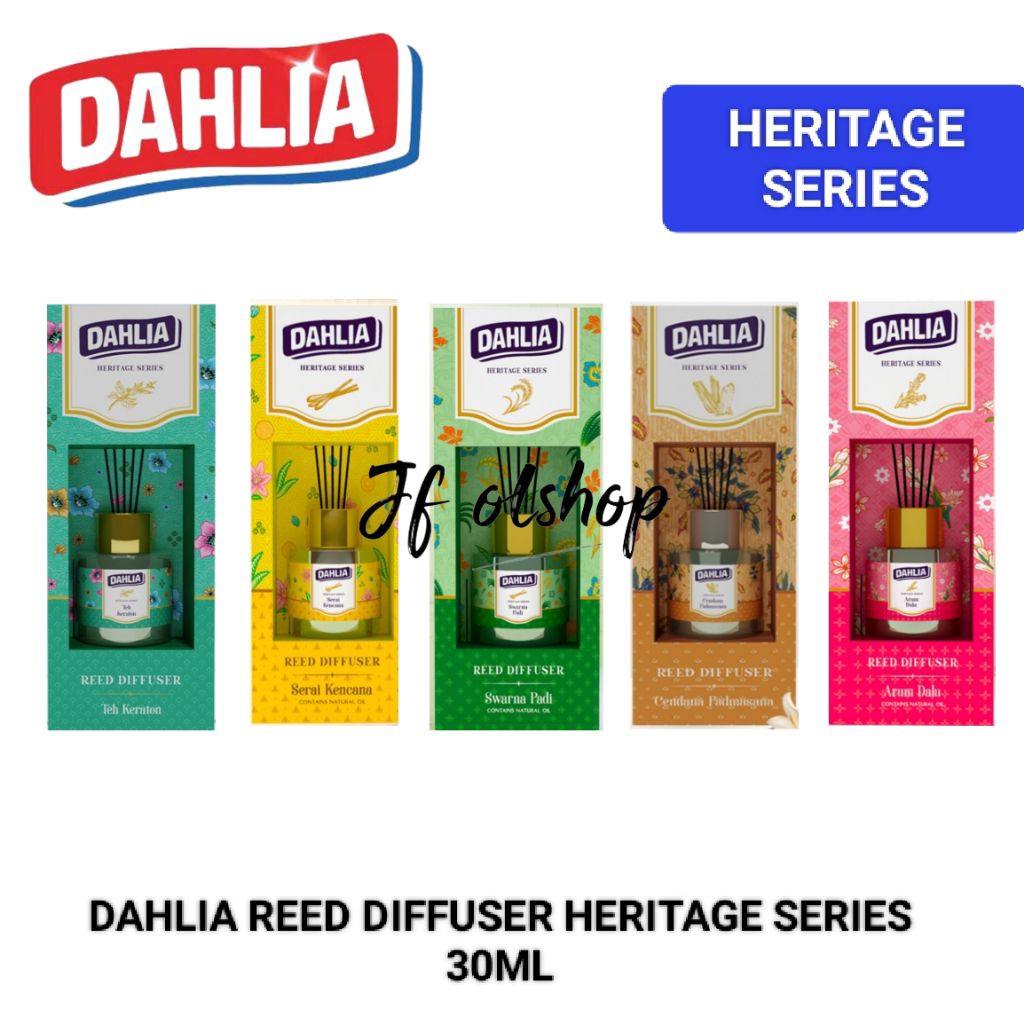 Jual Dahlia reed diffuser heritage series 30ml - pengharum ruangan ...
