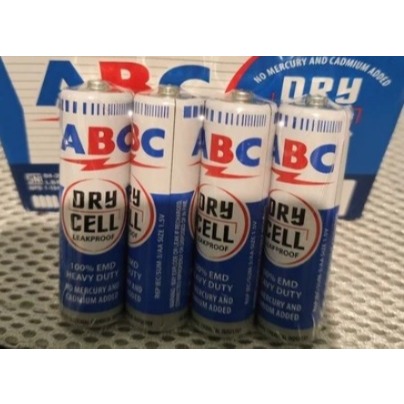Jual ABC Dry Cell Battery Baterai Biru R6 4 Pcs | Shopee Indonesia
