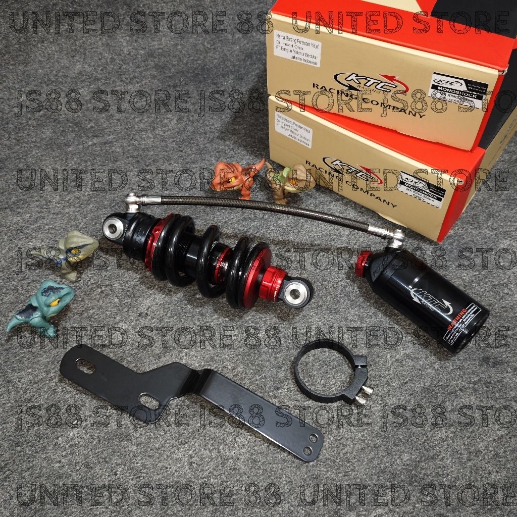 Jual MONOSHOCK KTC RACING ORIGINAL 208MM SHOCK BELAKANG TABUNG PISAH MX ...