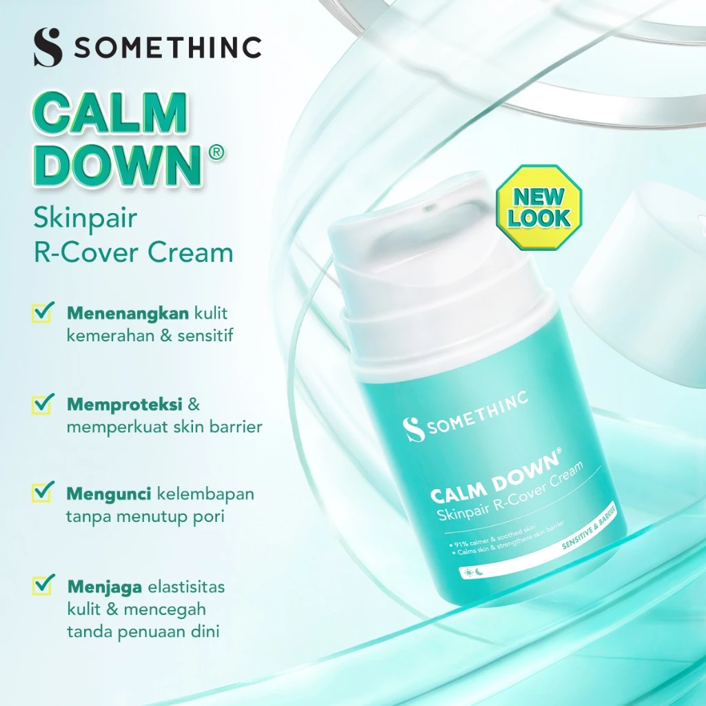 Pratinjau SOMETHINC Calm Down! Skinpair R-Cover Cream Moisturizer