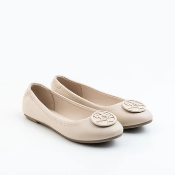 URBAN CO Basic Flat Shoes Wanita Sepatu Slip On Flatshoes Cewek Kenji