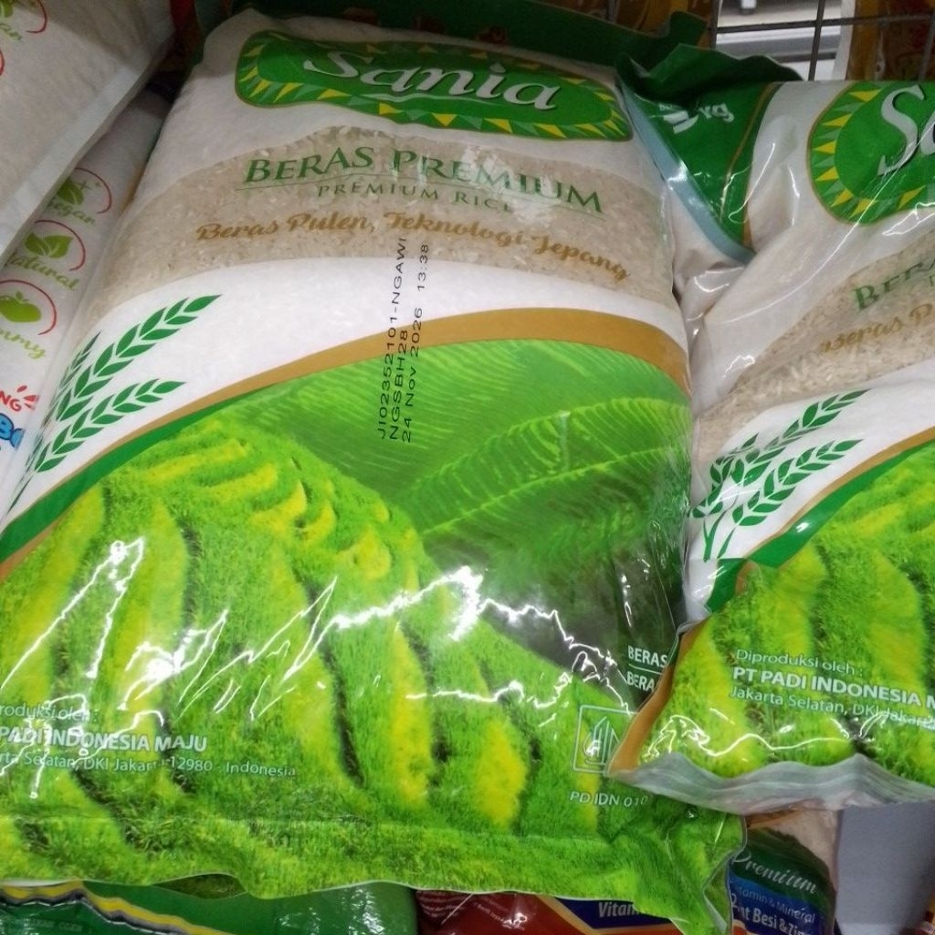 Jual Beras Sania Premium 5Kg Pulen Rice | Shopee Indonesia