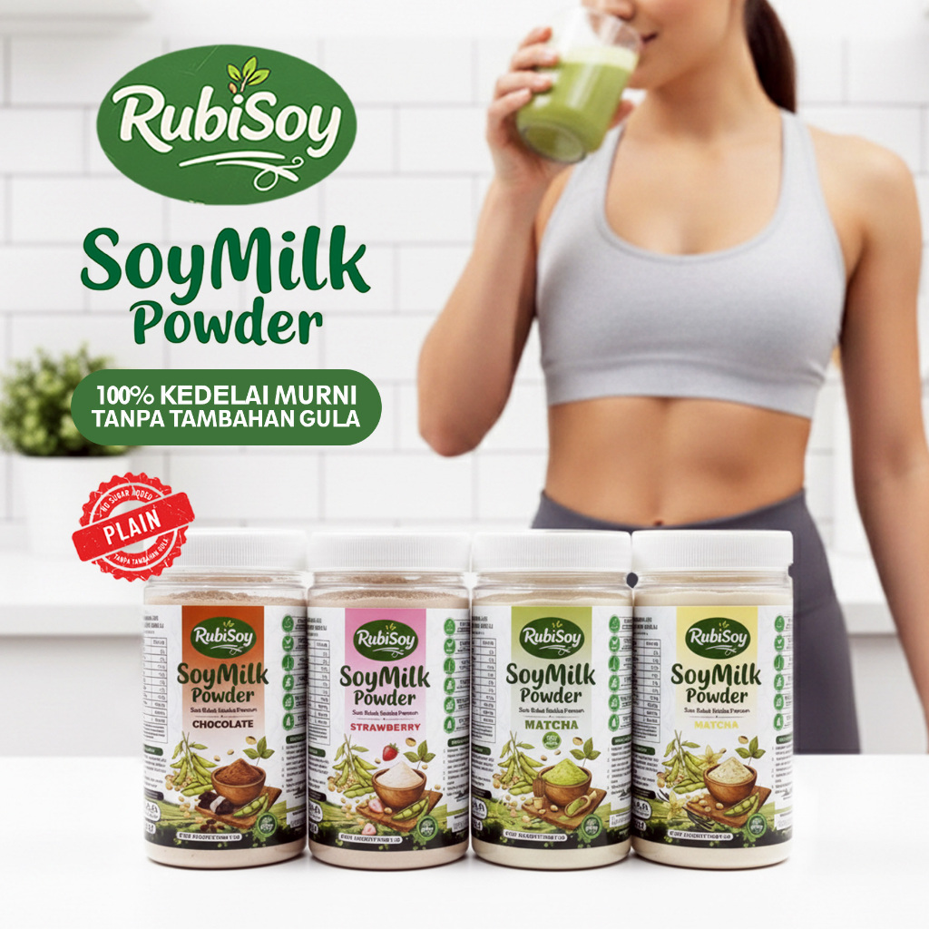 Jual RUBISOY Susu Bubuk Kedelai Premium - Plain Tanpa Tambahan Gula ...