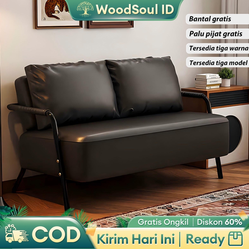 Sofa Ruang Tamu Sofa Minimalis Modern 1/2/3 Seater Bahan Tech Fabric untuk Keluarga Kamar Tamu