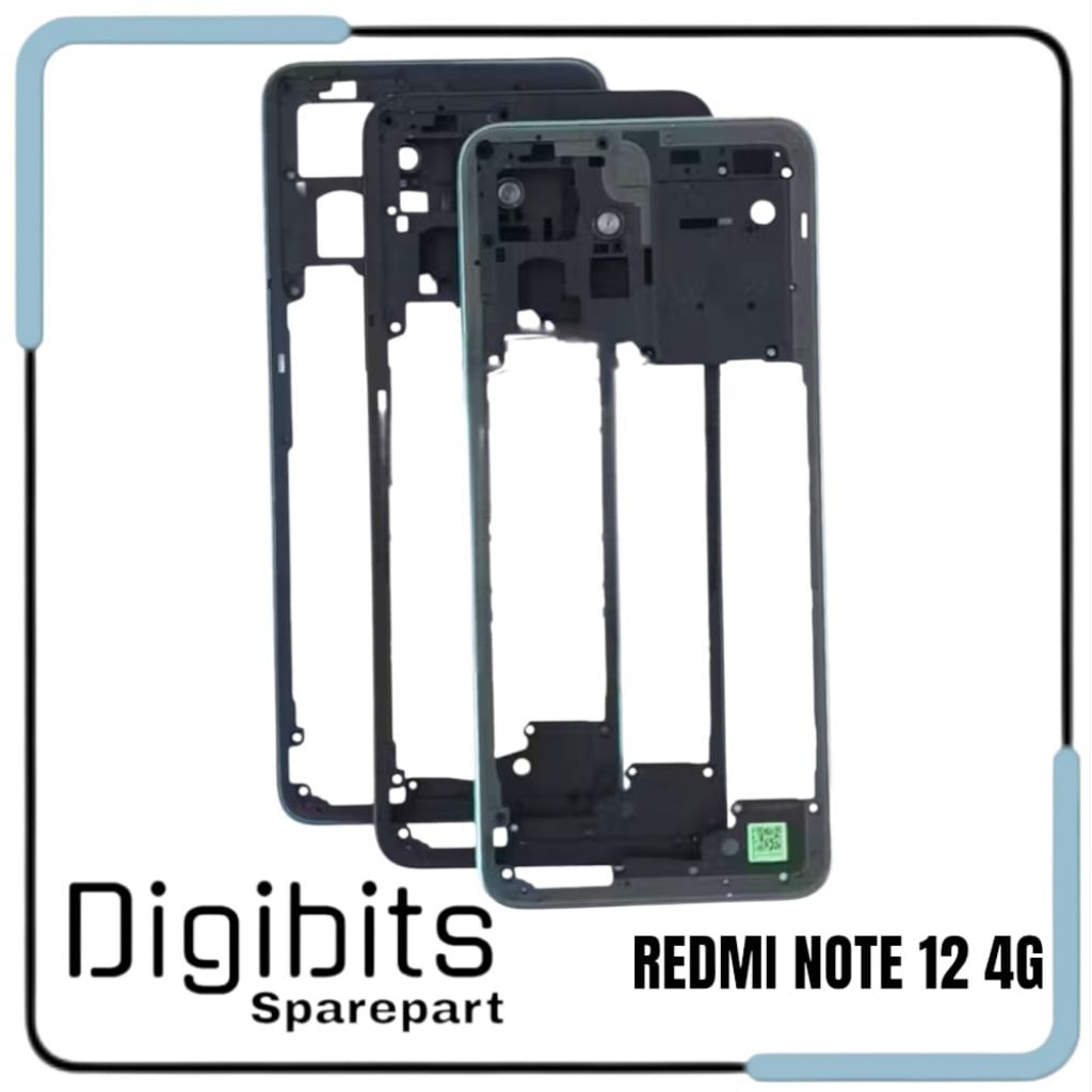 Jual Middle Frame - Tulang Tengah - Bezzel Rangka Casing Redmi Note 12 ...