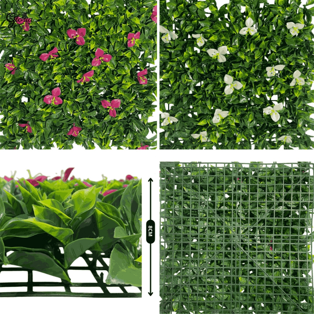 Jual Rumput Dinding Rambat Artificial 50x50 CM Daun Hijau Palsu ...
