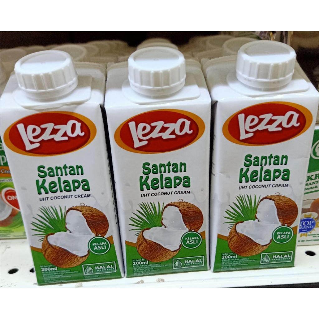 Jual lezza santan kelapa 200ml | Shopee Indonesia