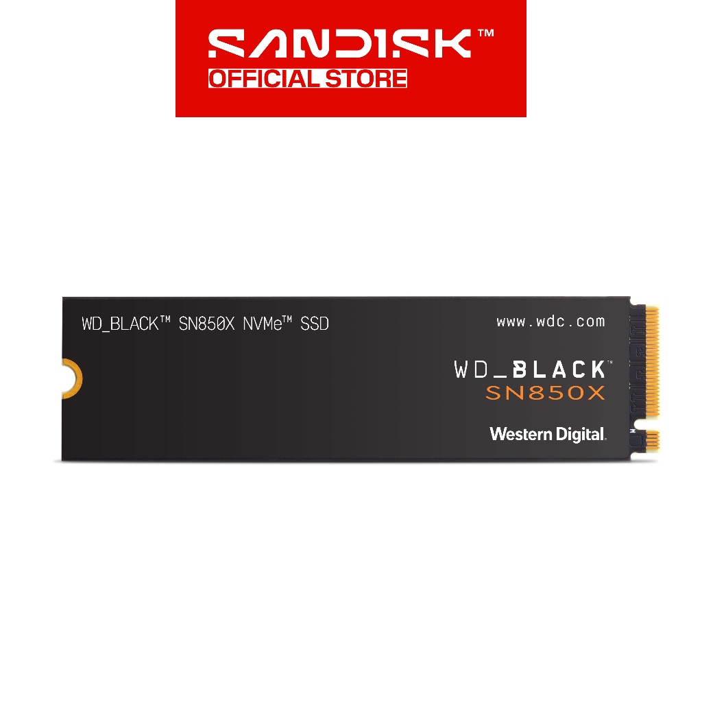 WD Black SSD SN850X M.2 1TB / 2TB / 4TB PCIe Gen4 NVMe 2280