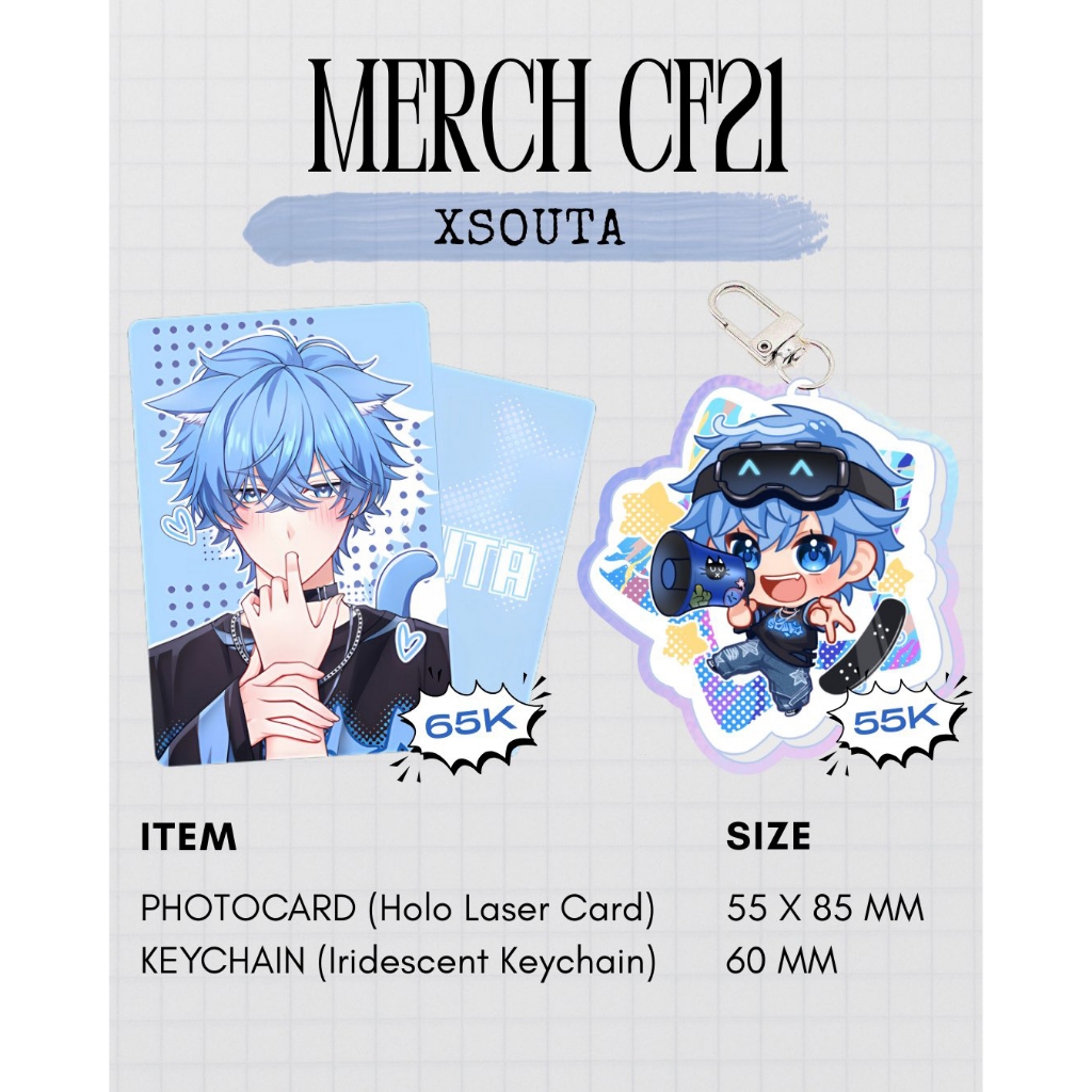 Jual MERCH CF21 XSOUTA | Shopee Indonesia