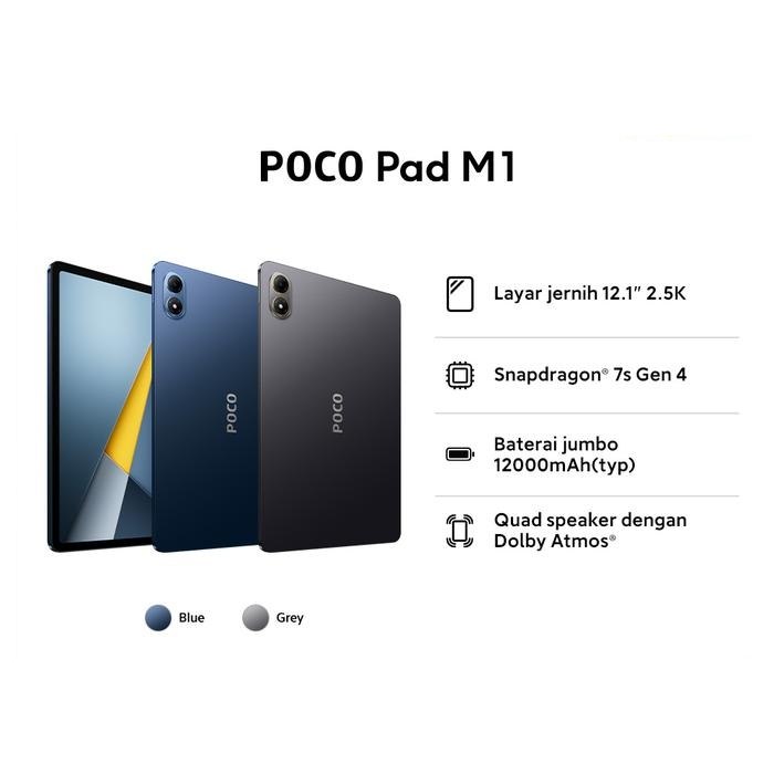 Jual Xiaomi Poco Pad M1 8/256GB 12.1 Inch Garansi Resmi | Shopee Indonesia