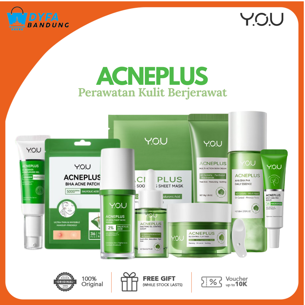 Jual Y.O.U AcnePlus Series | Spot Care | Skin Cream | Gentle Cleansing ...